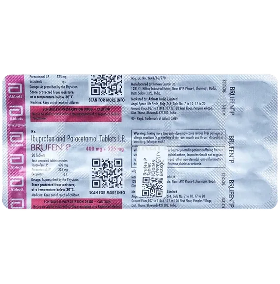 brufen p tablet 20's